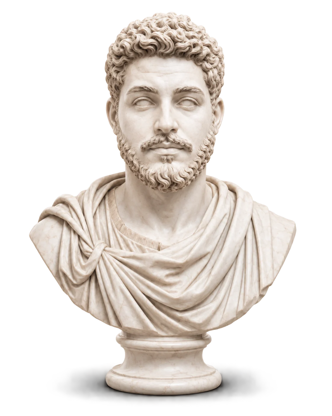 Busto clásico de mármol
