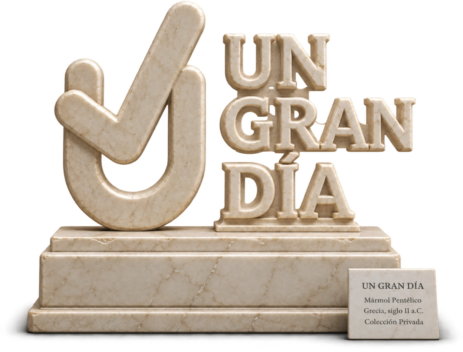 Monumento de mármol de Un Gran Día
